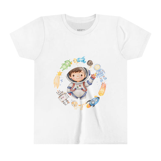 Youth Short Sleeve Tee- Little astronaut