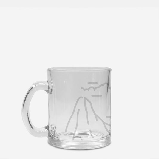 Mountain Fog Mug Glass